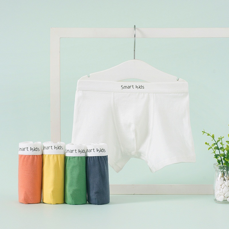 Children's underwear boys cotton boxer pants Category A 10 years old baby 3 boys children 5 big children boxer shorts
