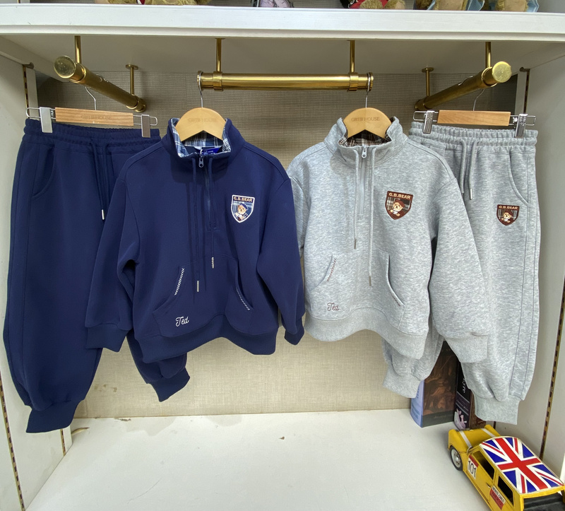 End-Of-Season Special Clearance Sale British Teddy Bear ● Counter-Culture Children's Clothing Casual Sports Sweatshirt Set G6Sq01 End-Of-Season Special Clearance Sale British Teddy Bear ● Counter-Culture Children's Clothing Casual Sports Sweatshirt Set G6Sq01