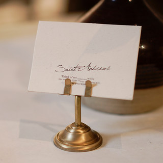 Brass Baking Cake Price Display Sign Dessert Bread Vertical Label Holder Price Tag Price Sign