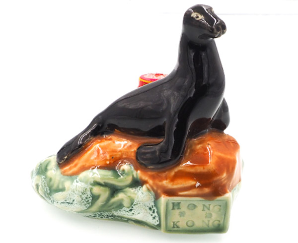 Hong Kong Sansheng Sea Lion Ceramic Wine Edition 40ML Mini Wine Sample Wine Mont Collection Gift-giving furnishings