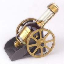 Small gun truck 30ml glass bottle with plastic rack Mini wine Napoleon foreign wine Movat wine version collection
