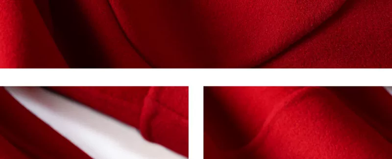 Raglan tay áo len nữ lông cừu chống mùa 2019 mới phù hợp với cổ áo lỏng dài áo cashmere - Accentuated eo áo áo dạ nữ dáng suông dài