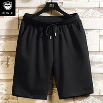 Shorts mens fashion summer sports casual basketball pants Five-point pants Loose large size fat pants trend mens breeches