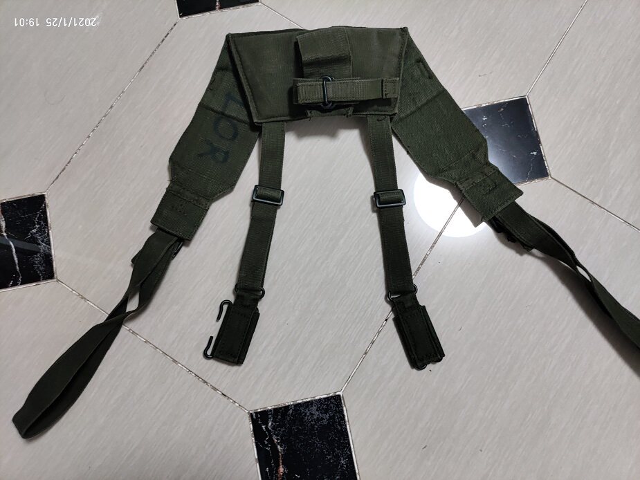 British P 58 Outdoor Camping Mountaineering Training Load-bearing canvas strap