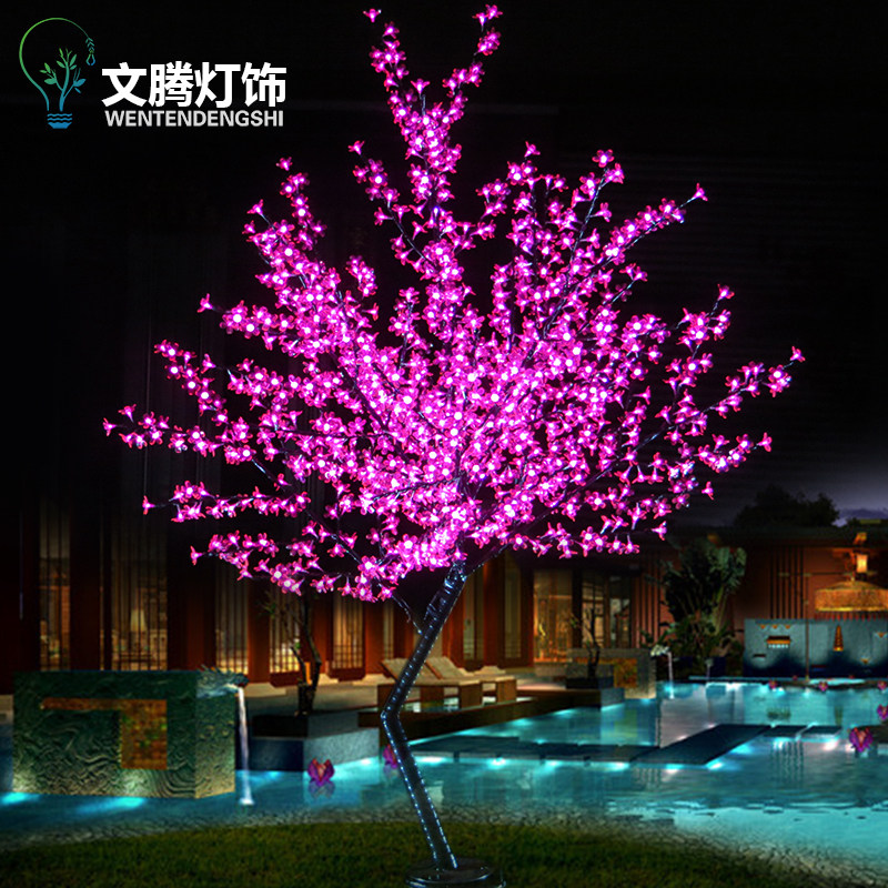 led simulation luminous tree peach blossom light cherry tree light plum tree decoration lantern wedding decoration landscape LED tree light