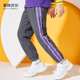 Chàng trai cộng với quần nhung quần ấm trẻ em sweatpants 15 vừa trẻ em lớn dày quần ấm áp trong quần chất béo con 12 tuổi.