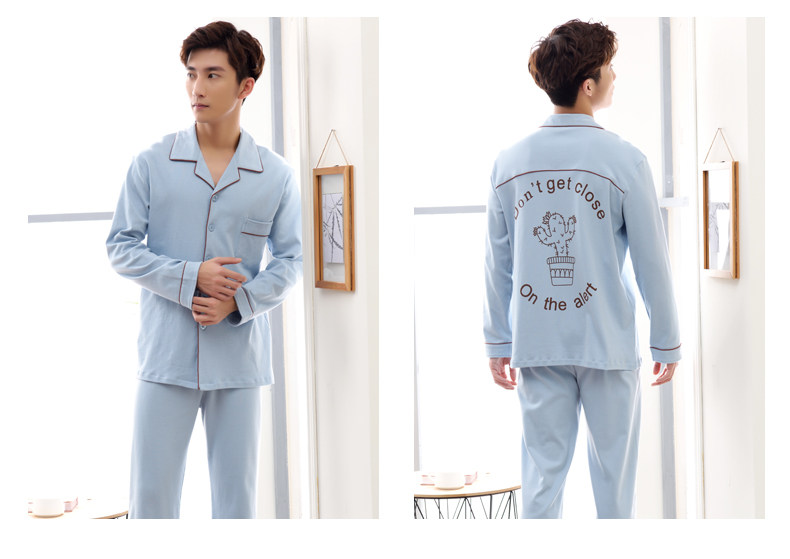 Pyjama mixte en Coton à manches longues - Ref 2988450 Image 44