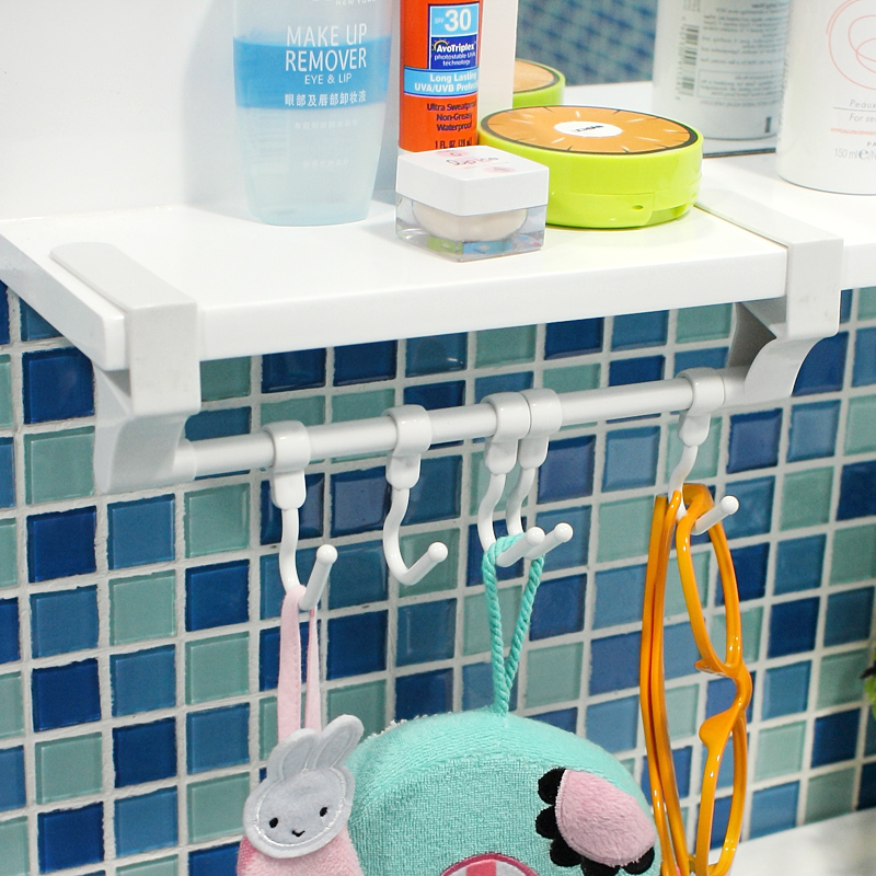 Japan Multipurpose Kitchen Bathroom Hook Nip Type Overall Cupboard Hanger Ceiling Sandwich Hanging Shed Wall-mounted Hook 5 Head