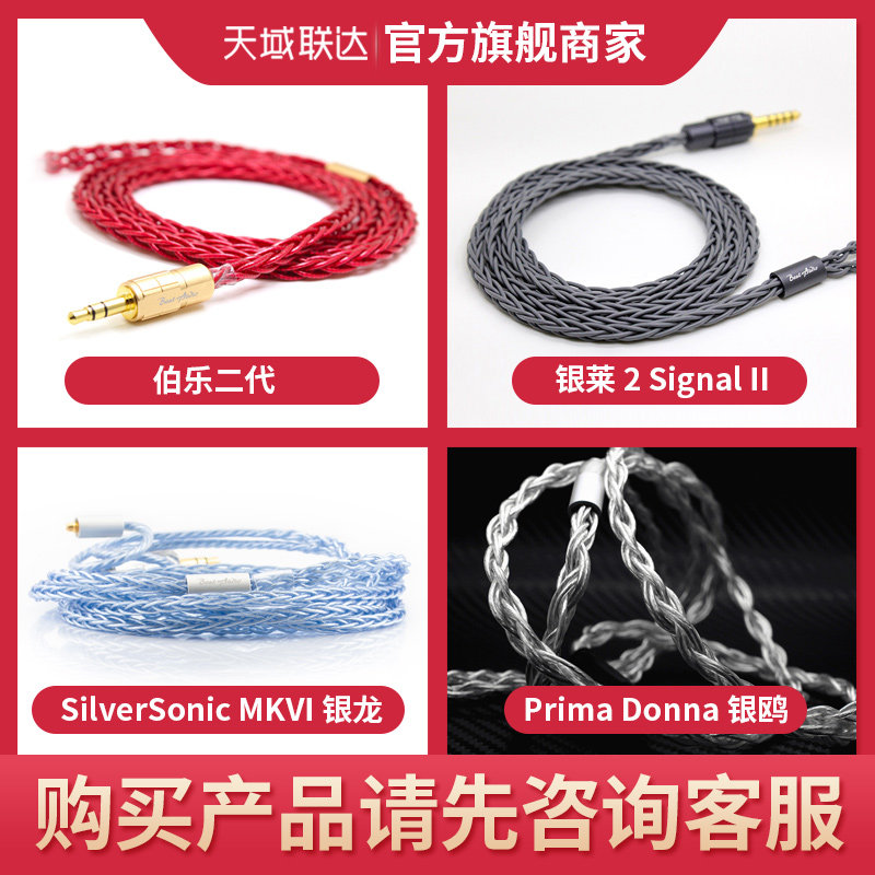 Bit line Beat Audio Silver Gull Silver Dragon Goffin Leble II headphones balance single crystal copper upgrade line