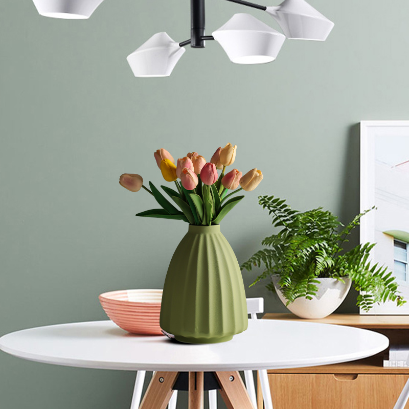 Floret bottle ceramic creative Nordic dry flower arranging flowers hydroponics furnishing articles sitting room of I and contracted household adornment table