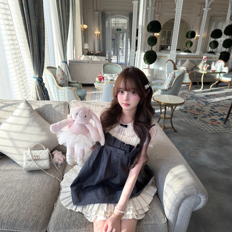 Universal Studios Disney American-Style Miu Series Jk Uniform Outfit with Lolita Princess Dress for Summer