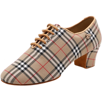 JustBDdance Betty Latin Dance Shoes Teacher Shoes Womens Soft Sole Ballroom Dance Shoes Khaki BT1-B