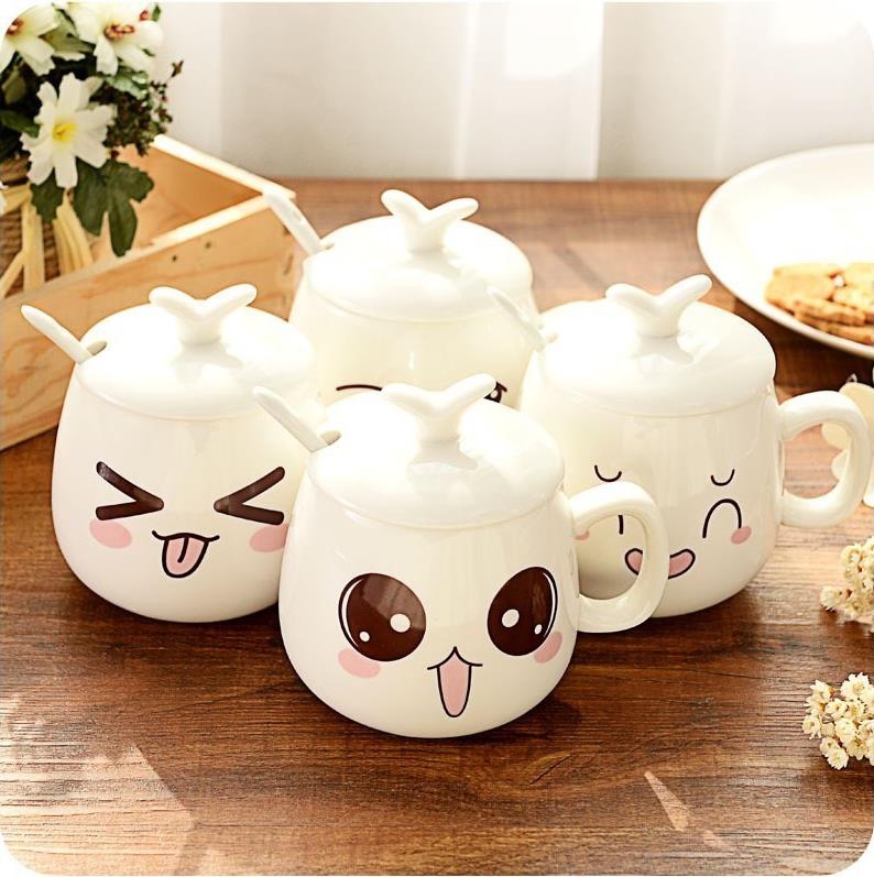 Water cup with a lid spoon, ceramic, lovely home with cover and small children ultimately responds a cup of tea mercifully tea with milk cow.