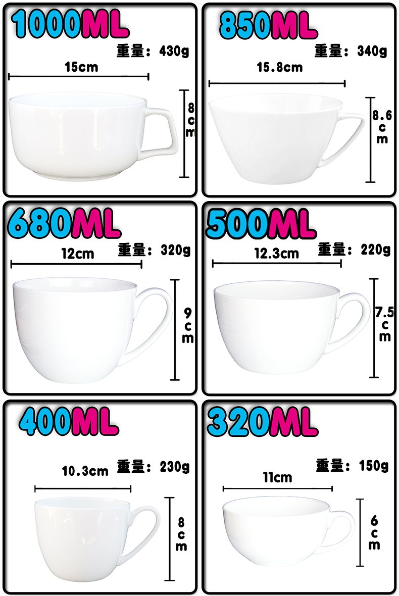 Ipads China large capacity keller cup of oatmeal for breakfast cup with microwave ceramic bowl with cover run out of water glass