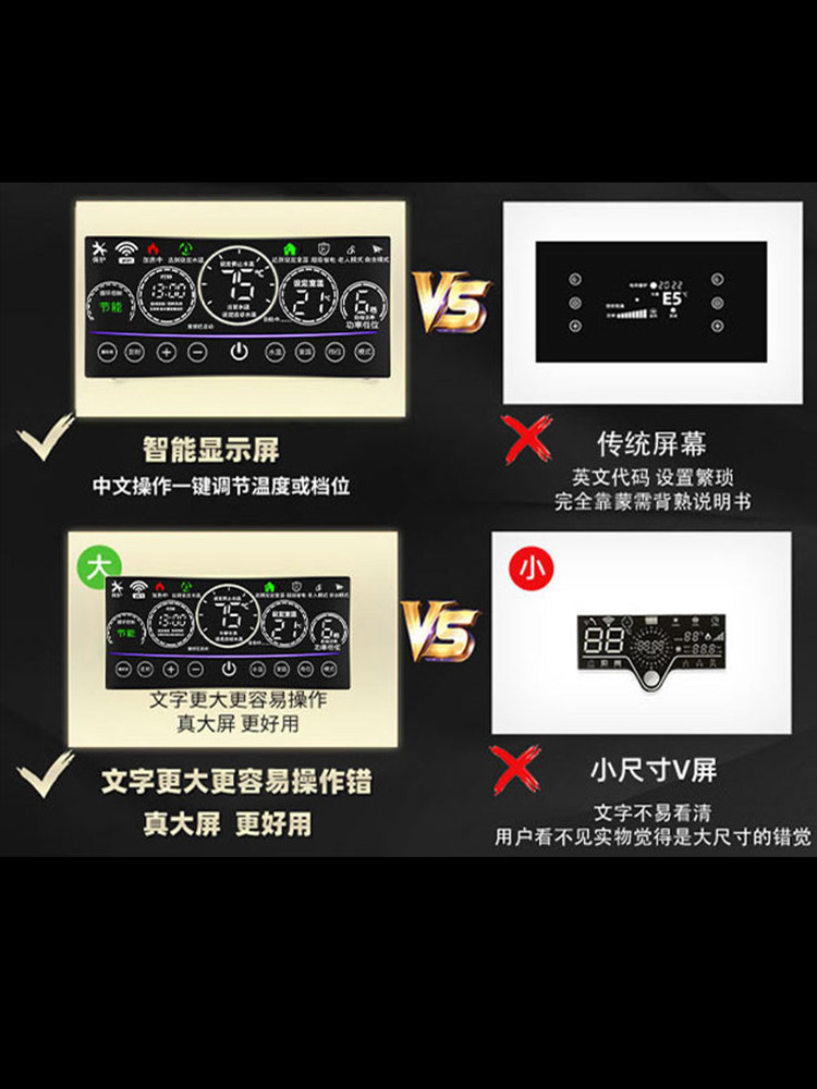 Electric Boiler Household 220V Coal Modified Heating Wall-Mounted Heating 380V Three-Phase New Floor Heating Rural Heating