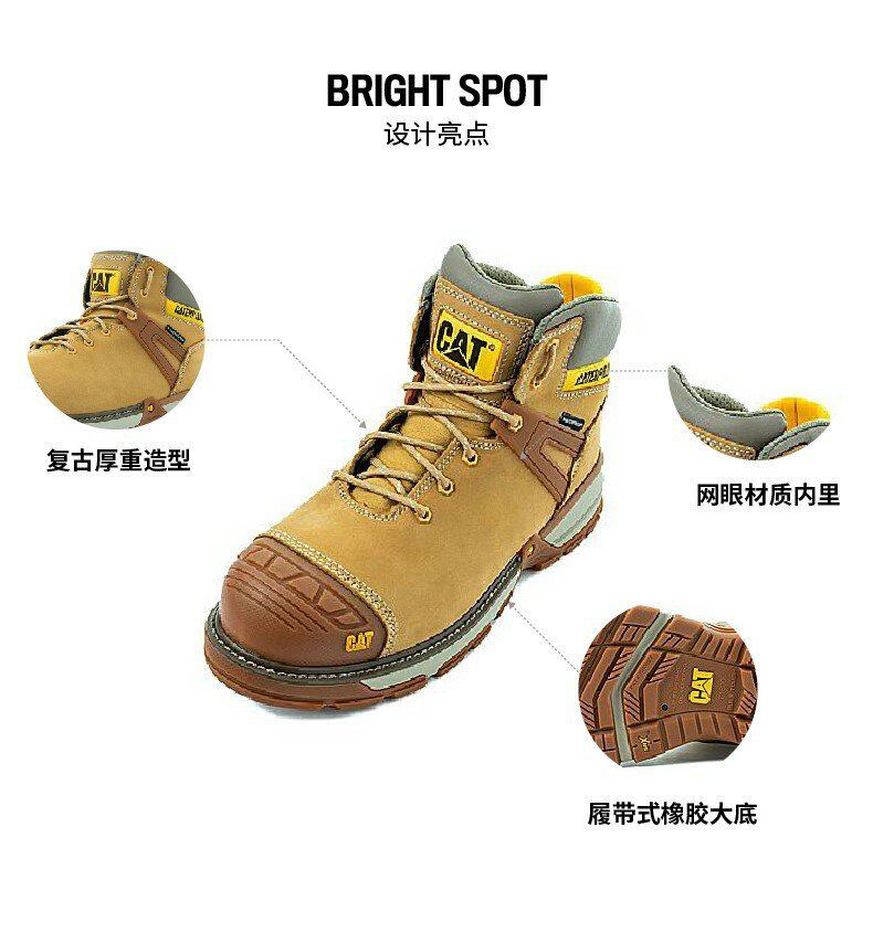 CAT/ извозчик Эвергрин мужской Ботинок ретро воздухопроницаемый механическая обработка Ботинок тенденция авангард случайный Ботинок мужской и женщины счетчики в том же моделье       