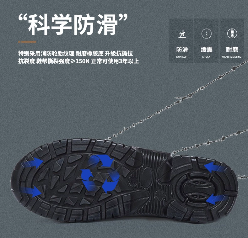 Labor protection shoes, men's work shoes, summer breathable, lightweight, deodorant safety shoes, anti-smash, puncture-resistant, wear-resistant construction site insulated shoes