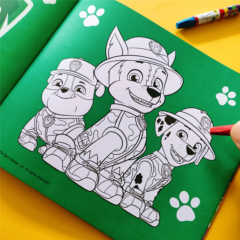 Children's painting book coloring book 2-3-4-6 years old kindergarten baby painting book enlightenment coloring painting set