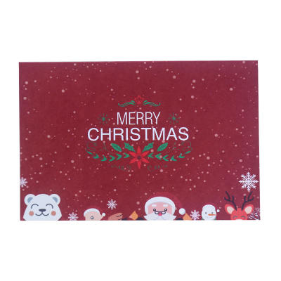 A simple, artistic and creative Christmas and New Year gift for the festival, a flat thank-you card for the Peace Festival
