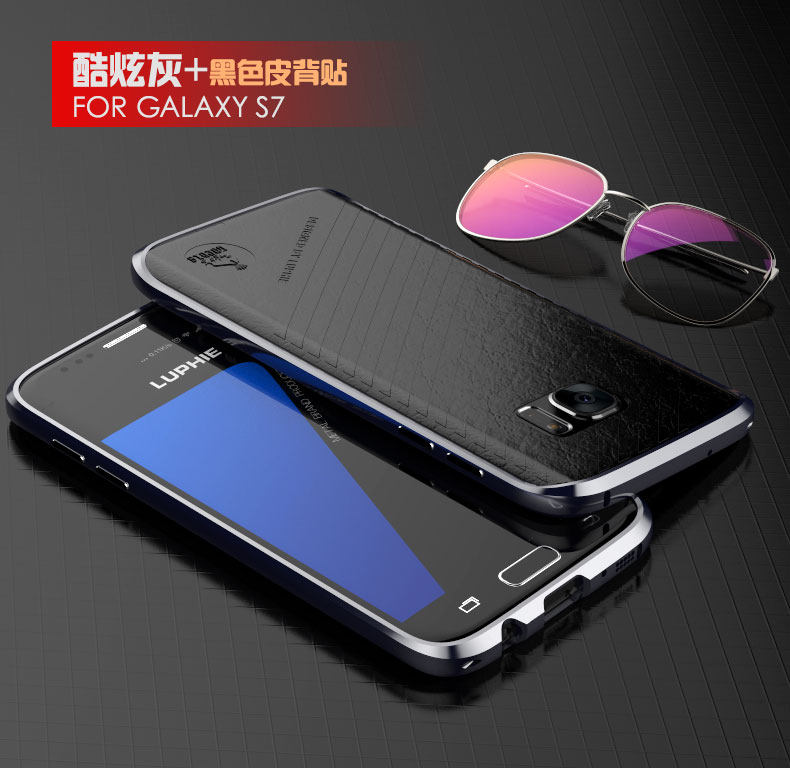 Luphie Blade Sword Slim Light Aluminum Bumper Metal Shell Case for Samsung Galaxy S7 G9300
