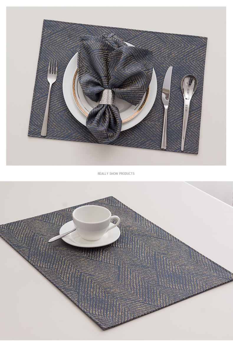Khăn trải bàn miếng đệm placemat bảng mat cách Mỹ Placemats Tây mat bát mat món ăn vải nệm nhà Bắc Âu - Khăn trải bàn khăn trải bàn caro