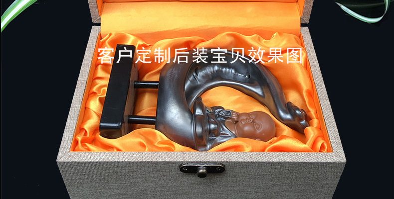 A large wooden linen JinHe collectables - autograph China gift boxes to receive A collection box packing box