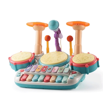 Baby hand-knocking electronic keyboard childrens musical instrument toy infant and toddler educational music instrument hand-clapping drum for boys and girls