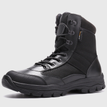 Mens winter outdoor mens high top ultra-light shock absorption non-slip wear-resistant comfortable breathable mens shoes