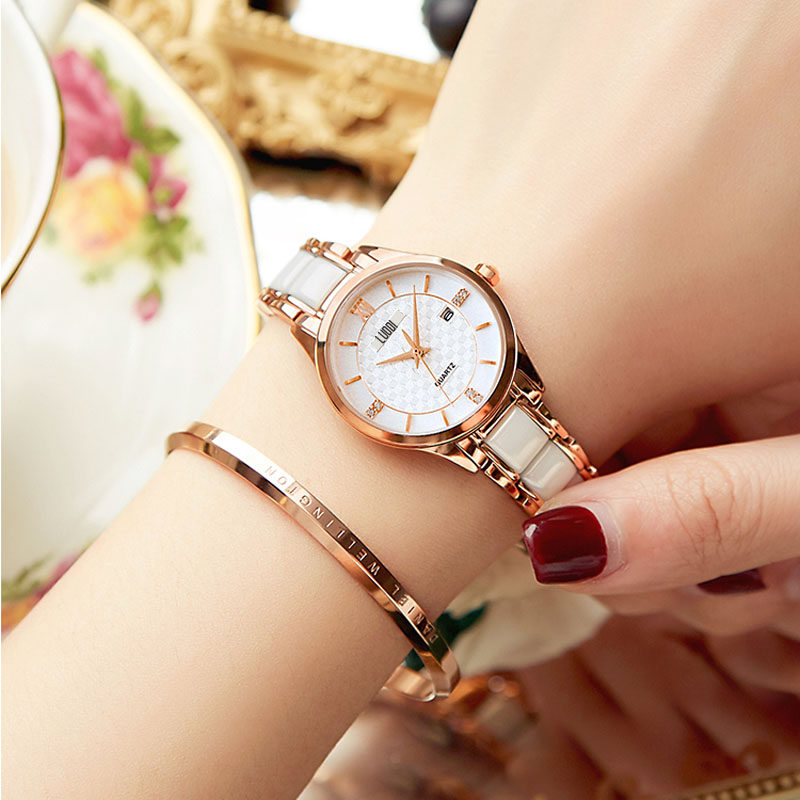 Swiss Lady Watches Nameplate Mechanical Watch Women's Fully Automatic Waterproof Luminous ten Atmospheric Light Luxurious Women Watches