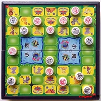 Магнитная стратегическая игра для взрослых, мультяшная большая складная портативная игра «Джунгли»