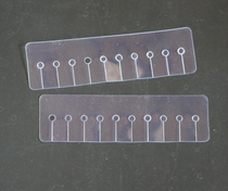 Long strip with hole hair extension without scale hair extension piece wig hair extension heat insulation piece hair extension piece