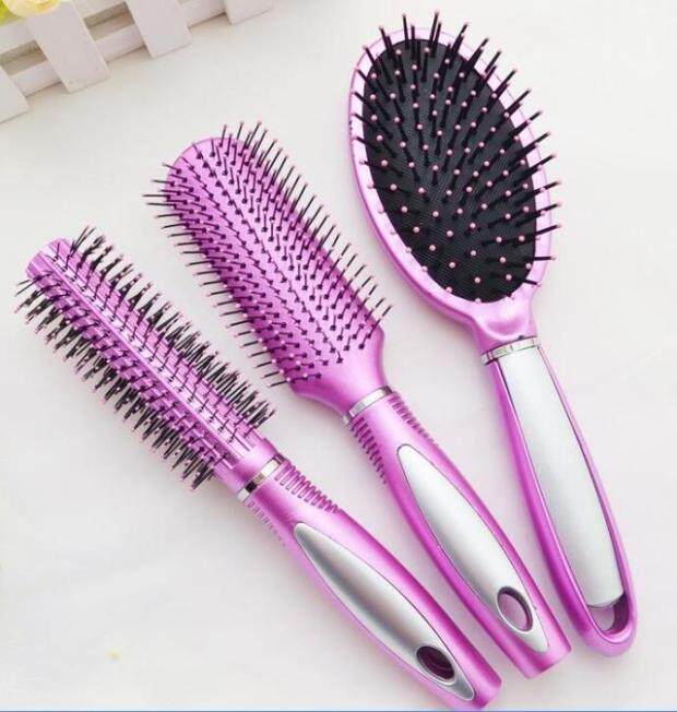 Comb three-piece set household comb airbag massage portable comb fashion large plate rolling comb QCS008