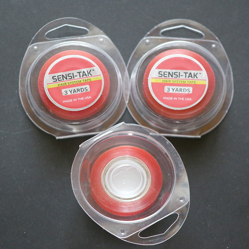 1 27cm red glue wig double-sided adhesive for underfilm America red bottom wig double-sided adhesive