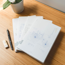 (Driver pen shop) light mechanical sketch art healing line A5 notebook 80 pages gift set