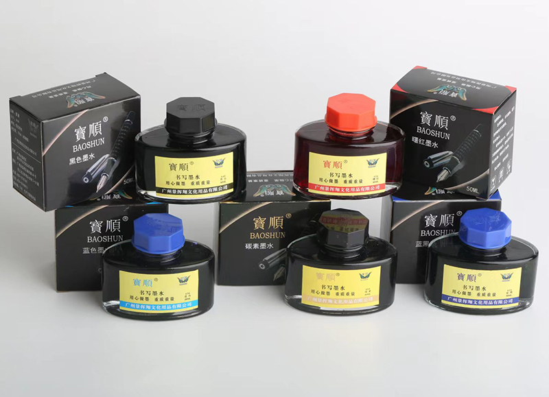 Blue-Black Ferrous Iron Tannic Acid Iron Pigment-Based Ink, Non-Carbon Archival-Grade Fountain Pen Ink, Oxidation Can Change Color