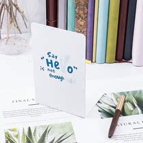 Chenguang SayHi book stand iron bookshelf block book board 2 pieces of wheat spicy chicken wings detoxification Xiaoqing