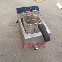 Junsheng JS-12L single cylinder double cylinder electric Fryer Fryer Fryer Fryer frying stove snack equipment with valve faucet
