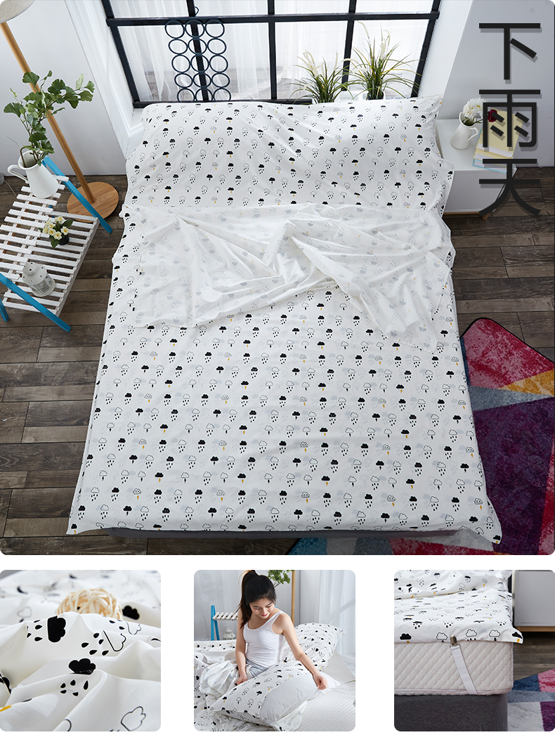 Bẩn túi ngủ bông cotton du lịch dành cho người lớn quilt cover sheets người khách sạn cầm tay khách sạn đôi nhà chống bẩn