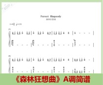 Forest Rhapsody Forest Rhapsody Piano Brief Spectral Five-Line Self-study Electronic Genealogen Tune