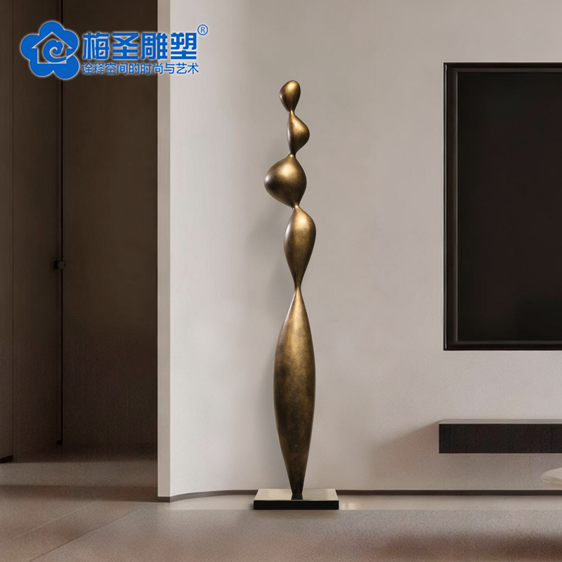 Italian-Style Light Luxury Slender Ornaments for Entryway Niches, Next to Tv Cabinets, Living Rooms, Hotel Model Rooms, Abstract Sculpture Decorations