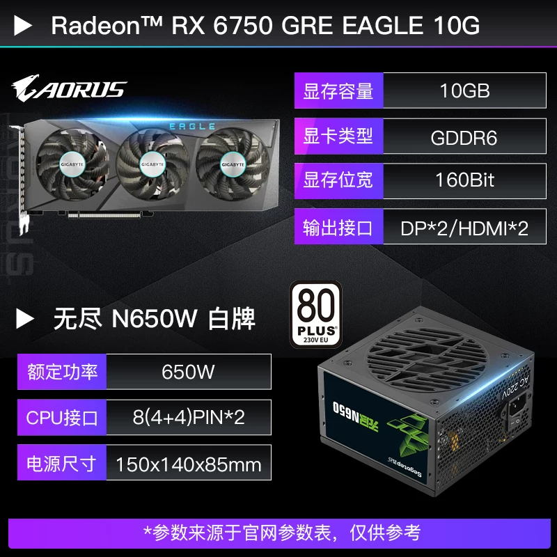 Гигабайт RX9070GRE 12г/16G9070XT графическая карта AMD графическая карта новый компьютер графическая карта