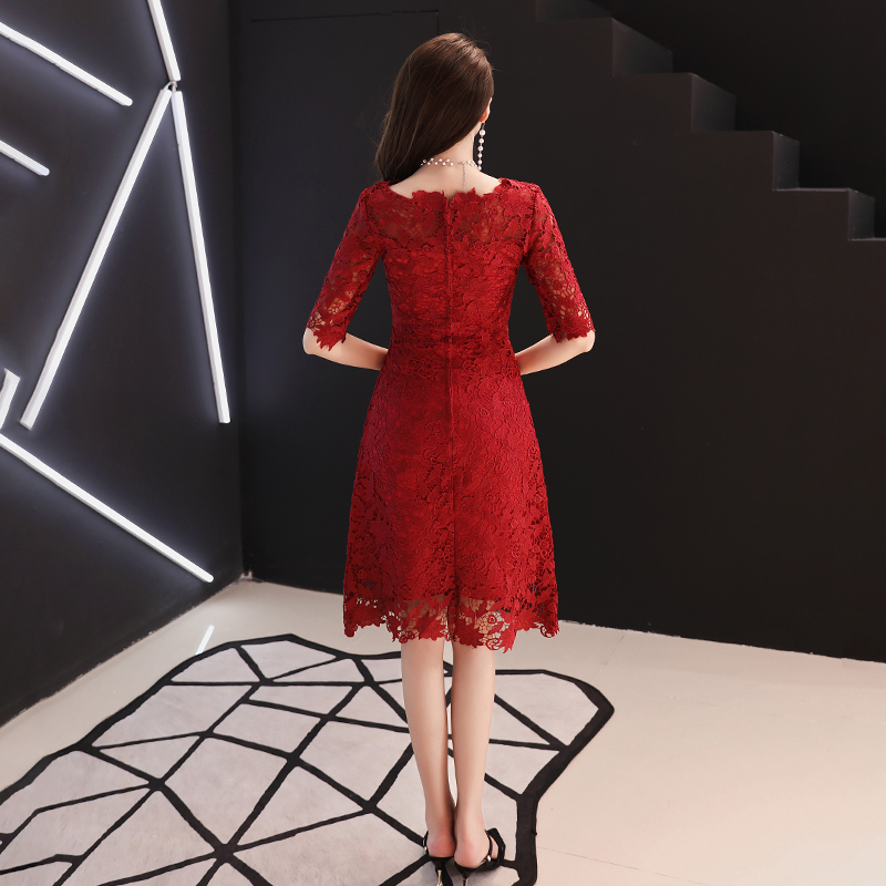 Robe de soirée      manche de petale - Ref 3212993 Image 4