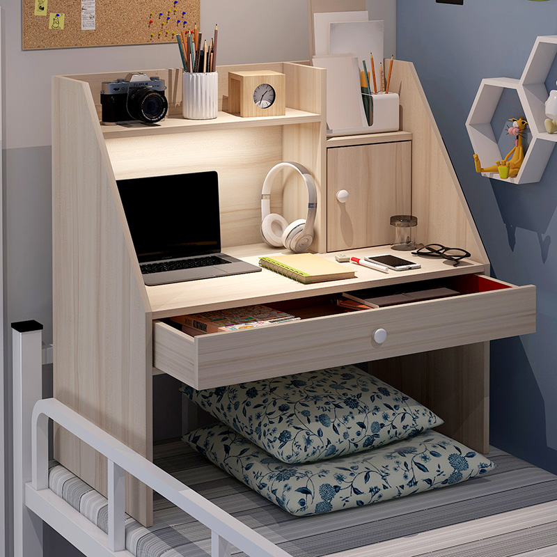 Bed Upper Table Laptop Computer Desk College Student Dormitory God upper bunk bed sloth desk sleeping room small table