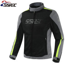 SSPEC motorcycle riding suit summer anti-fall mesh breathable motorcycle jacket with protective gear Knight Racing