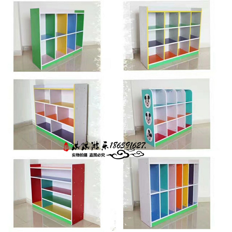 Kindergarten Cupboard bookcase Shoe cabinet Toy cabinet Combination cabinet Storage Fireproof Plate Cabinet Home Bookcase