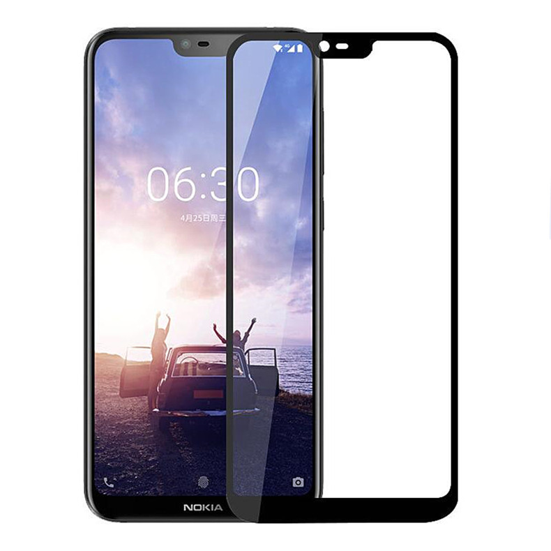toàn màn hình phủ sóng độ nét cao bộ phim điện thoại di động Jane Charm Nokia phim thép X6 NOKIA TA-1099 Nokia 6.1plus kính bảo vệ bộ phim phim TA-1103 - Phụ kiện điện thoại di động ốp lưng sony xperia