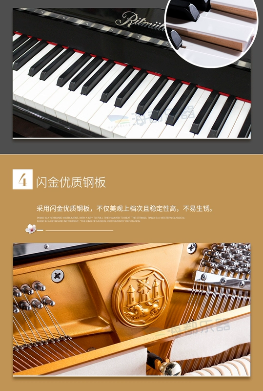 Pearl River Piano 88 Key dành cho người lớn Nhà dọc Người mới bắt đầu Học sinh Nam và Nữ Trẻ em Nhạc cụ 118