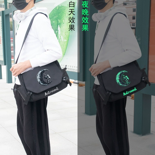 Бретели, черная японская трендовая сумка через плечо, небольшая дизайнерская сумка на одно плечо, подходит для студента