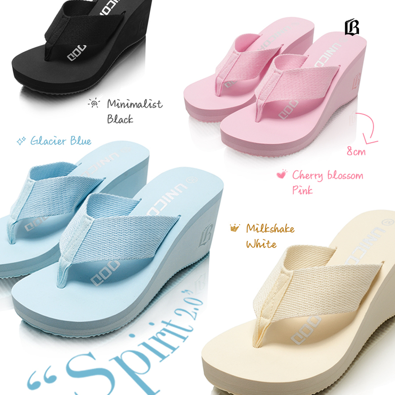 Unicornblood Summer Desserts! European-Style Wedge-Heeled Non-Slip Flip-Flops with Height-Increasing Beach Slippers Unicornblood Summer Desserts! European-Style Wedge-Heeled Non-Slip Flip-Flops with Height-Increasing Beach Slippers