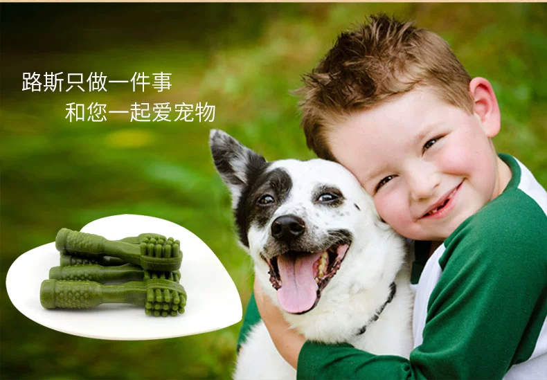 Lusi chó ăn nhẹ dinh dưỡng chó sạch răng xương xương hàm 85g thú cưng ăn nhẹ Teddy snack chó ăn nhẹ chó thức ăn hạt cho chó